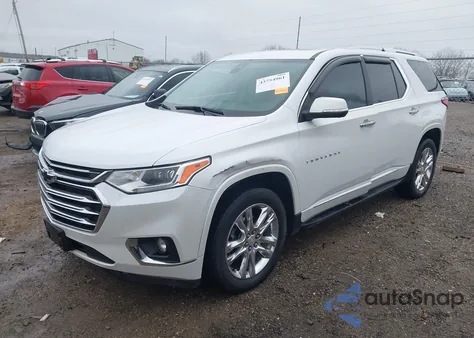 2021 Chevrolet Traverse Awd High Country из США, поврежденный, VIN 1GNEVNKW1MJ270335